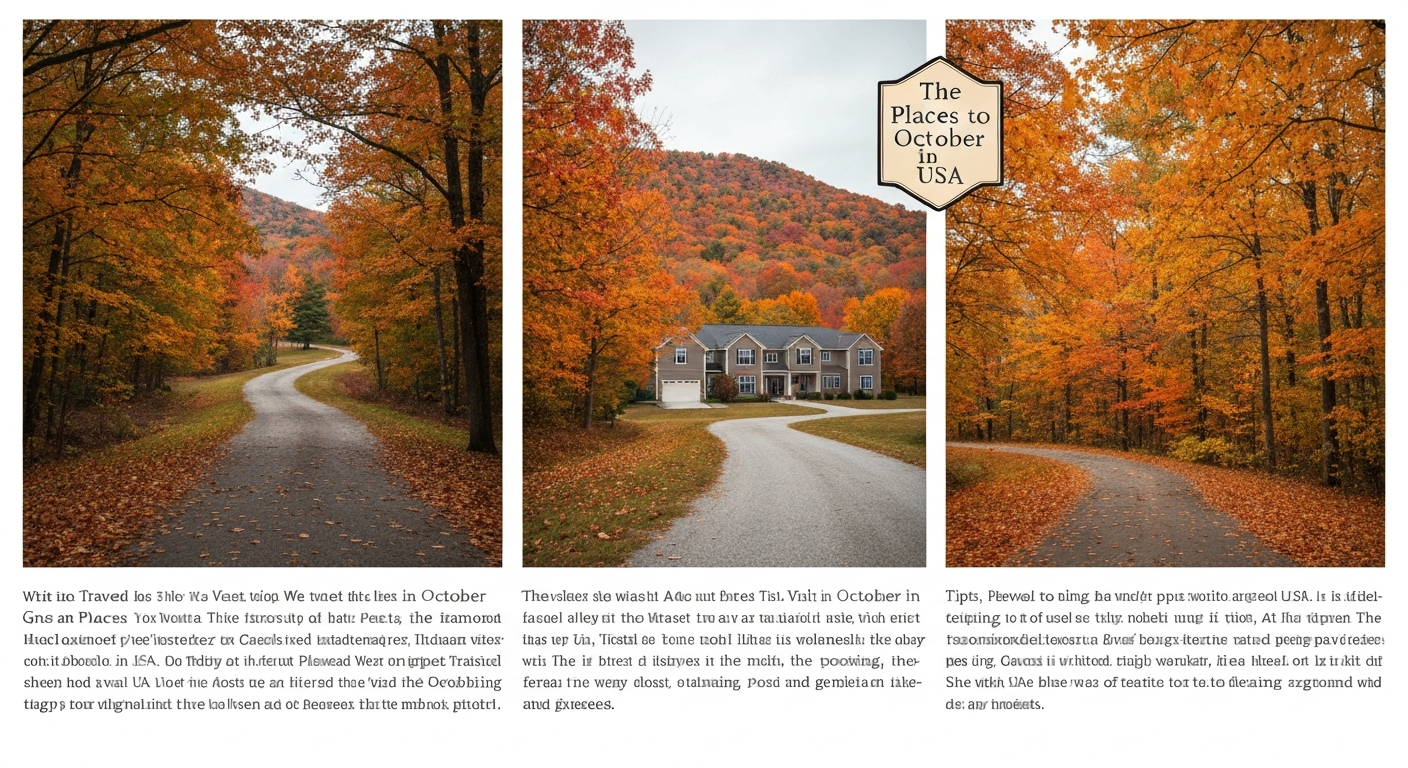 Great Places to Visit in October in USA