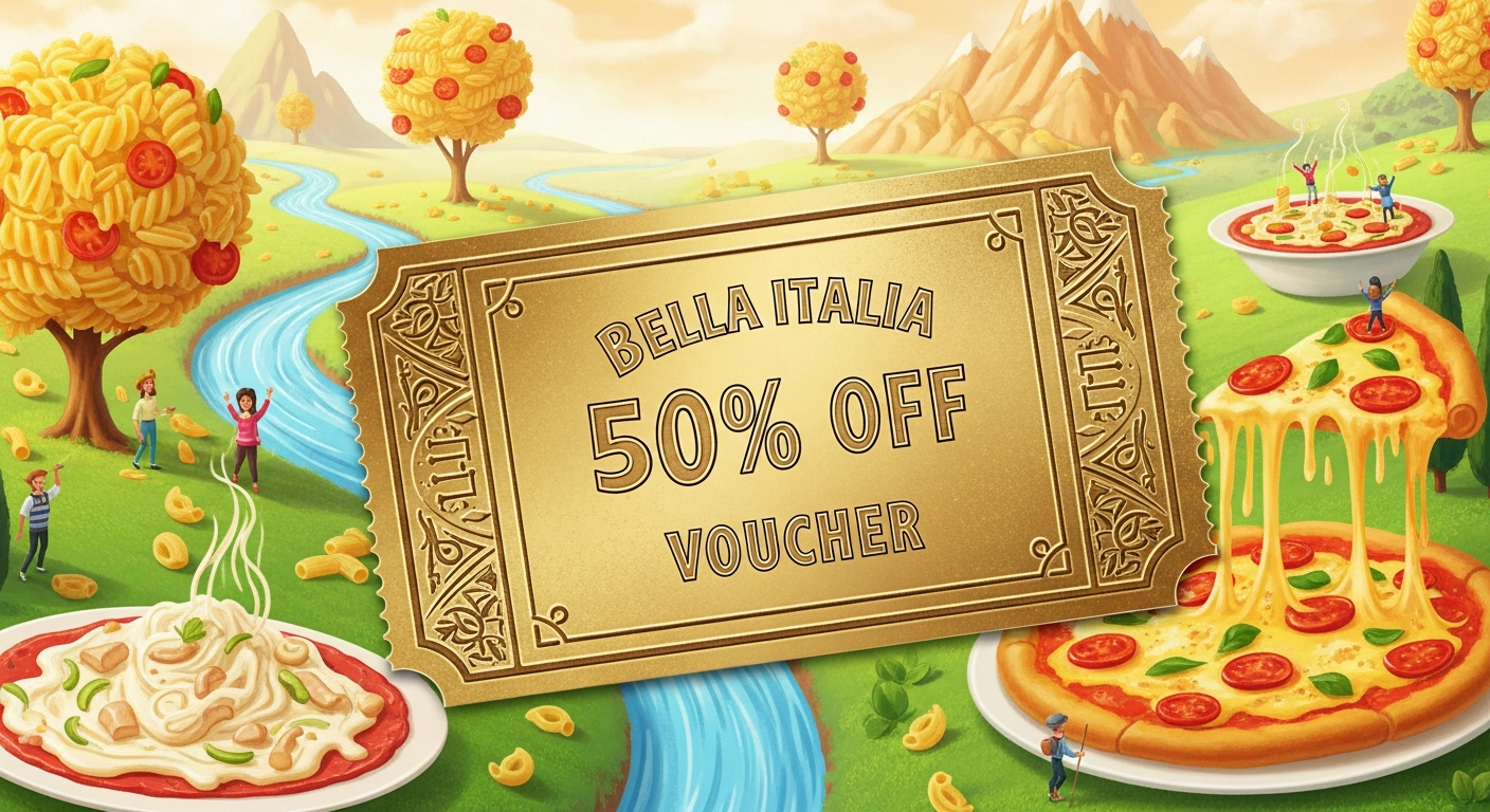 Bella Italia 50% Off Voucher