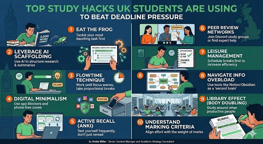 Top Study Hacks UK Students Are Using to Beat Deadline Pressure