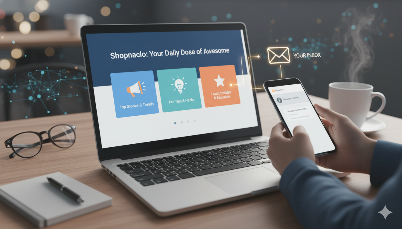 Newsletter from Shopnaclo